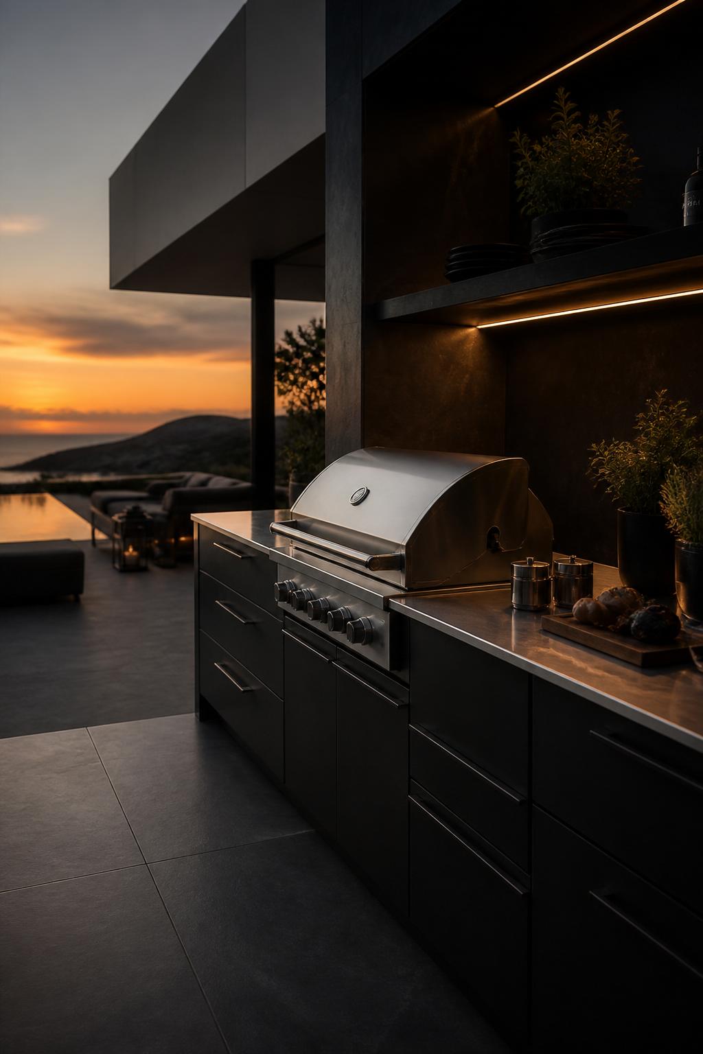 GEA Outdoor Kitchen — acer arquitectònic premium de GEA Design Steel