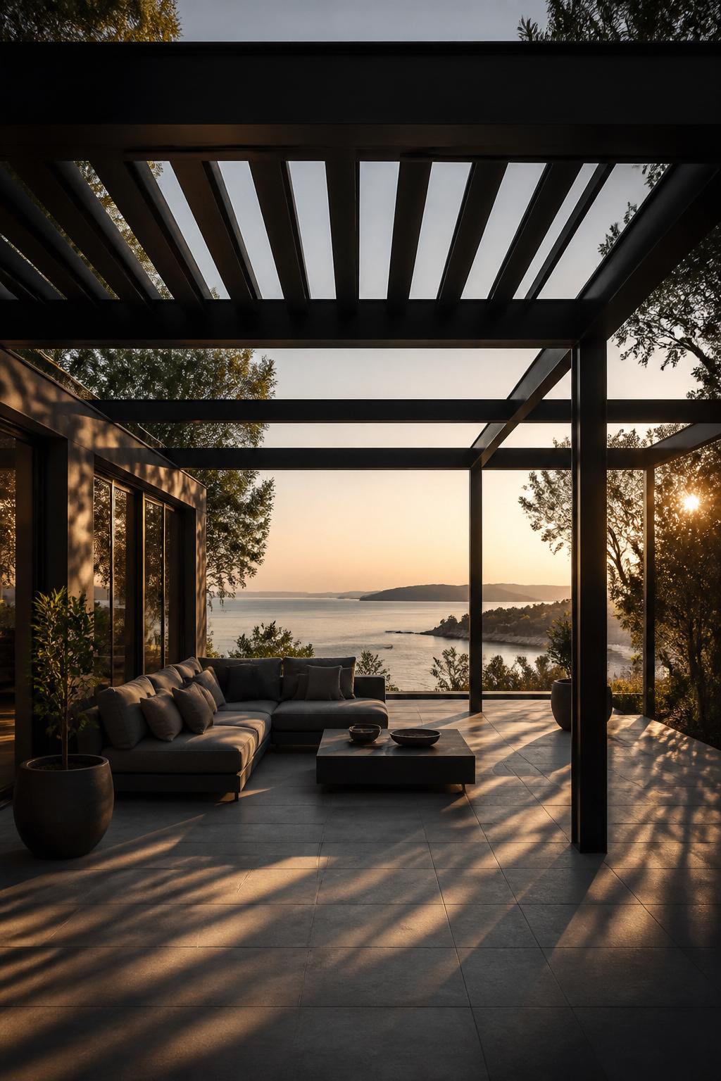 GEA Pergola — acer arquitectònic premium de GEA Design Steel
